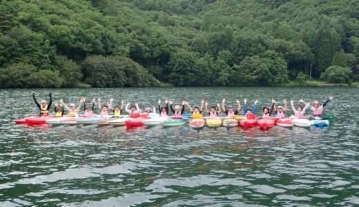 木崎湖カヌー体験2022　レポート